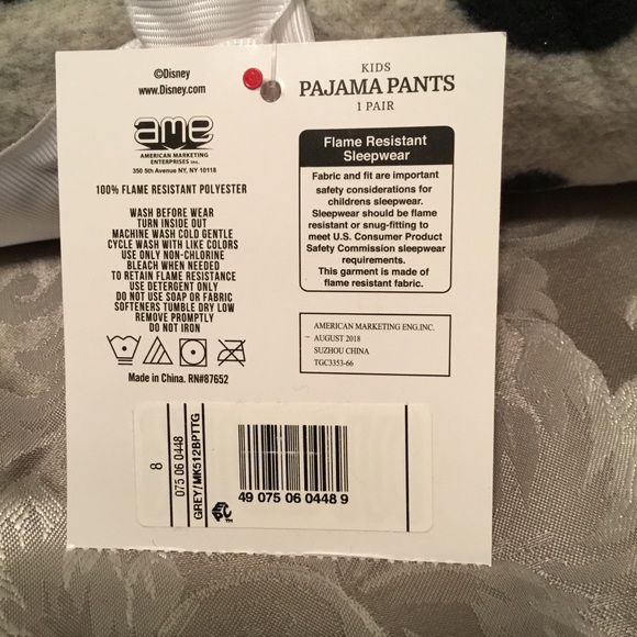 🎁🎁BOYS DISNEY CHRISTMAS PAJAMA BOTTOMS HOLIDAY🎁 - Picture 6 of 7